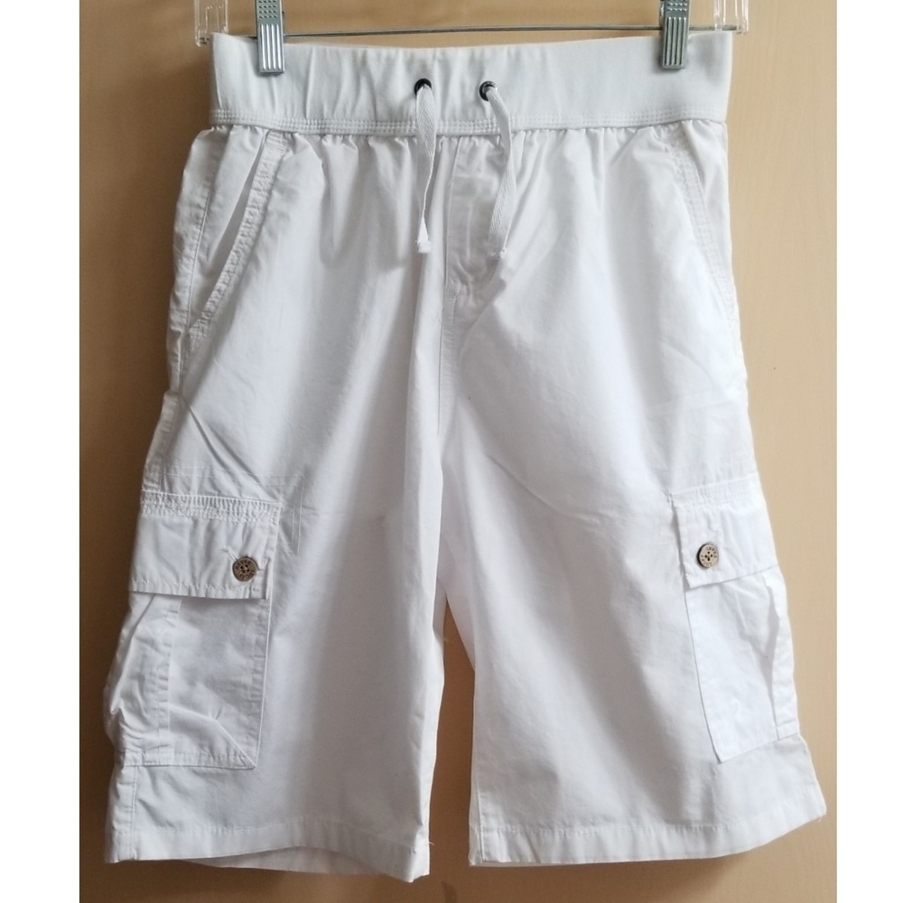 Boy's Lucky Brand White Cargo Shorts Large 14-16